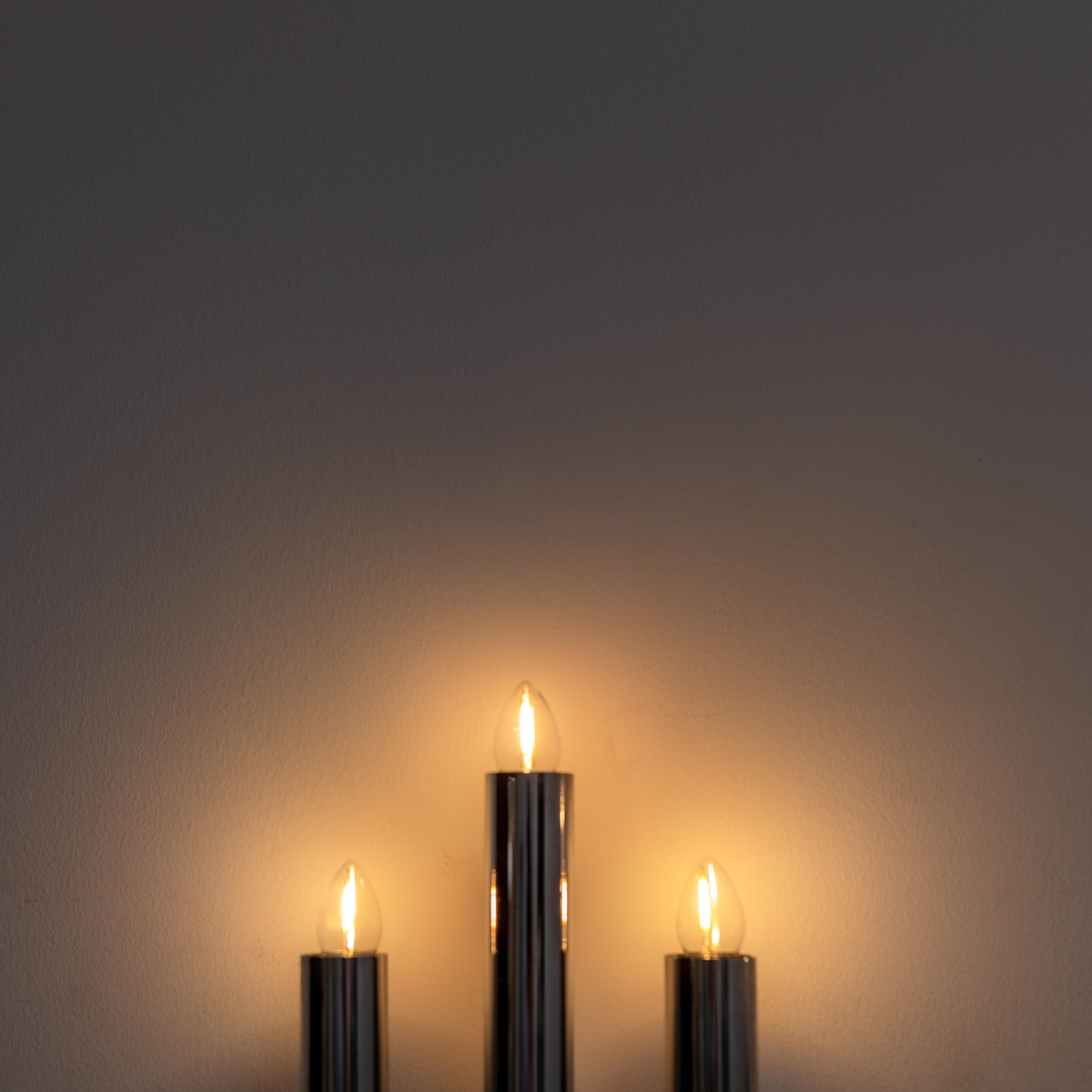 Pair of Wall Light Sconces by Gio Ponti, Italy, 1970s For Sale 3