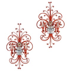 Pair of Wall Lights after Maison Bagues