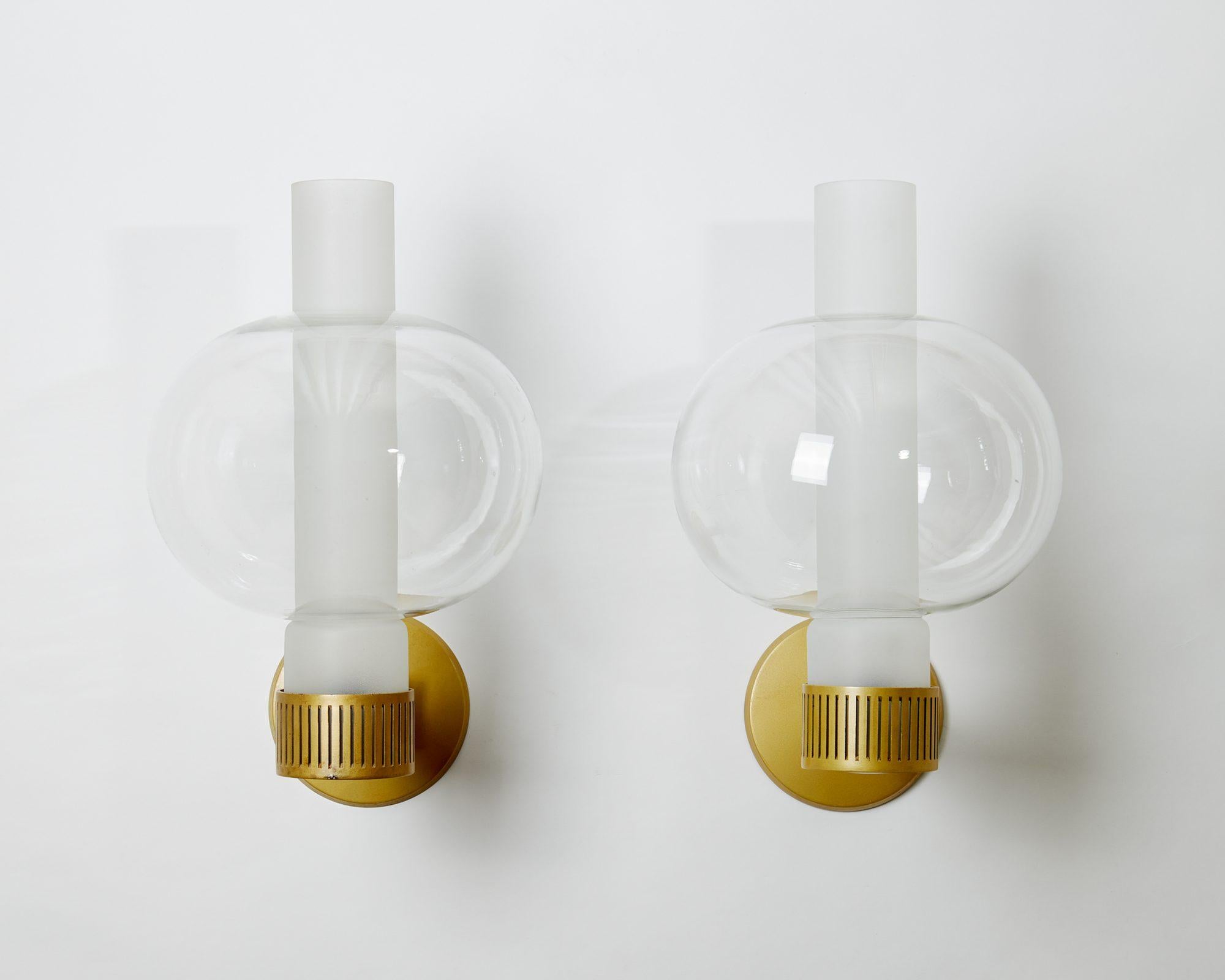 Swedish Pair of Wall Lights, Anonymous