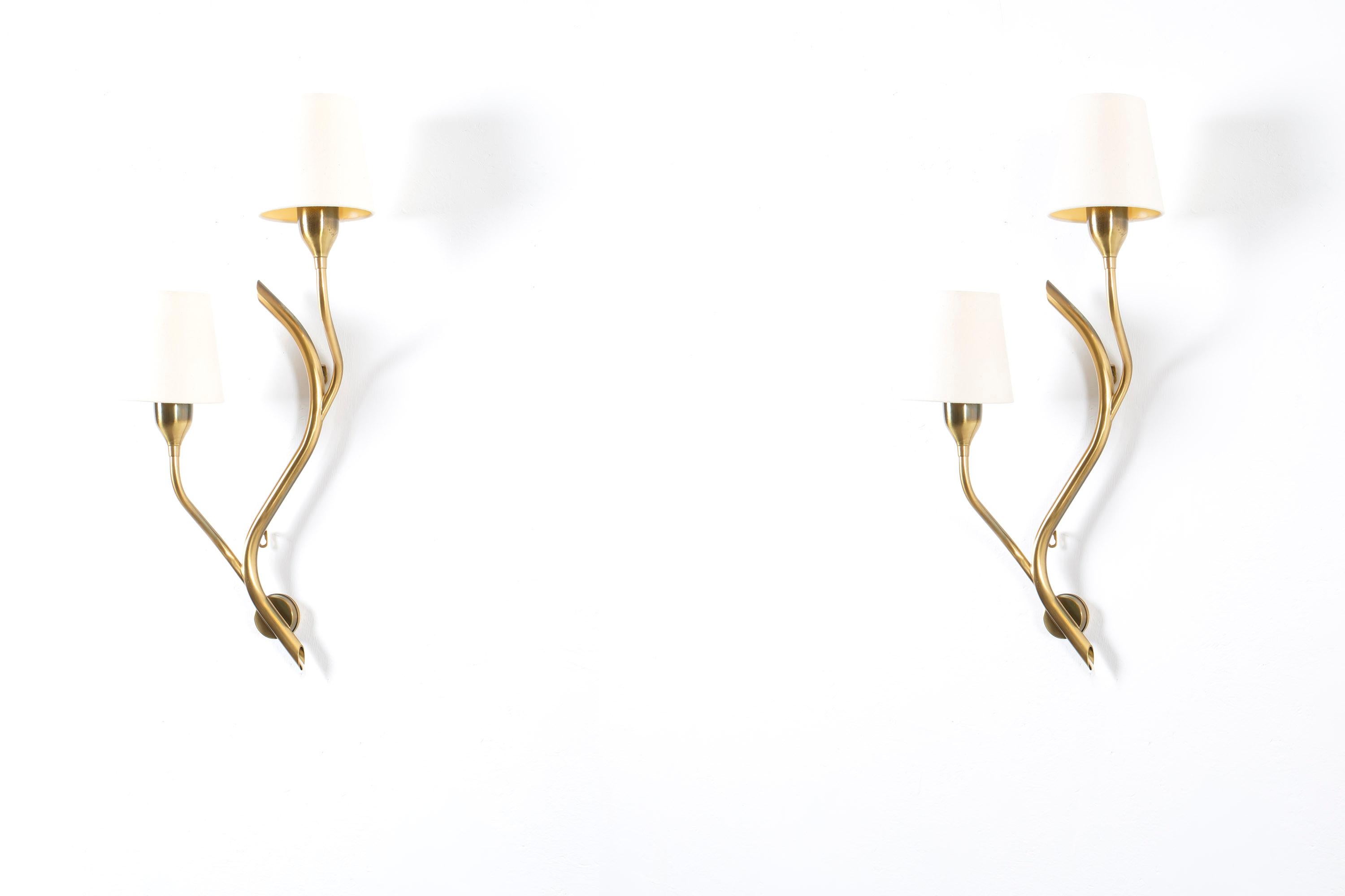 Mid-20th Century Pair of Wall Lights by Astra, Norway, 1960s
