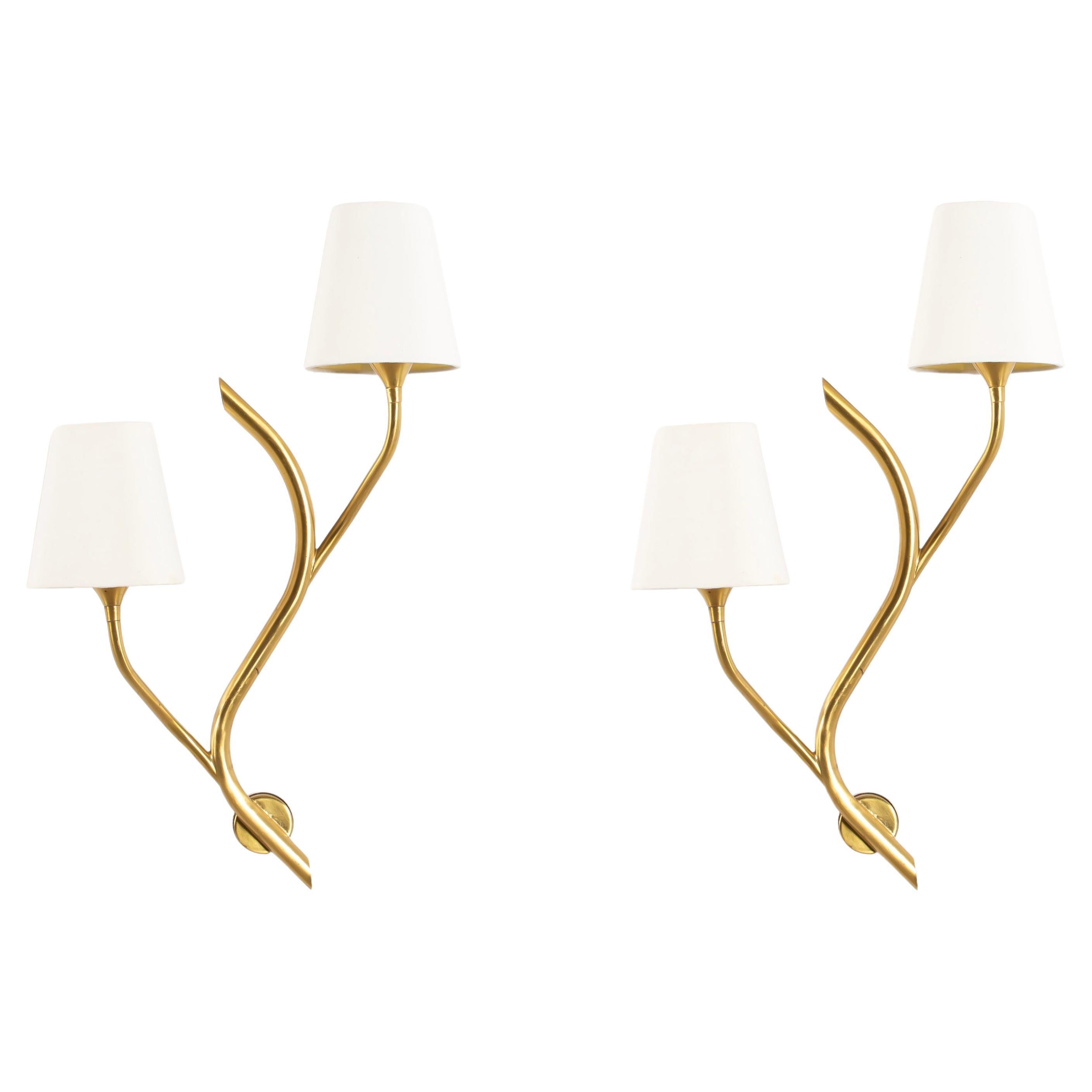Pair of Wall Lights by Astra, Norway, 1960s For Sale