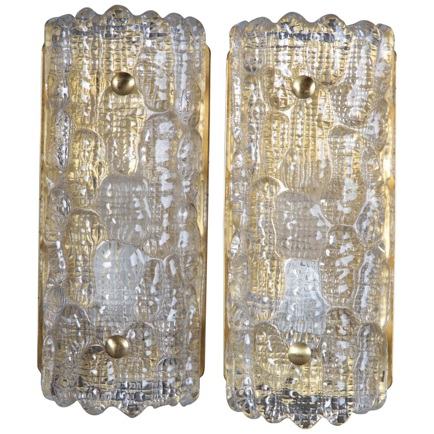Pair of Wall Lights by Carl Fagerlund For Sale