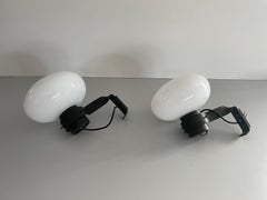 Pareja de apliques de Elio Martinelli para Martinelli Luce, década de 1970, Italia