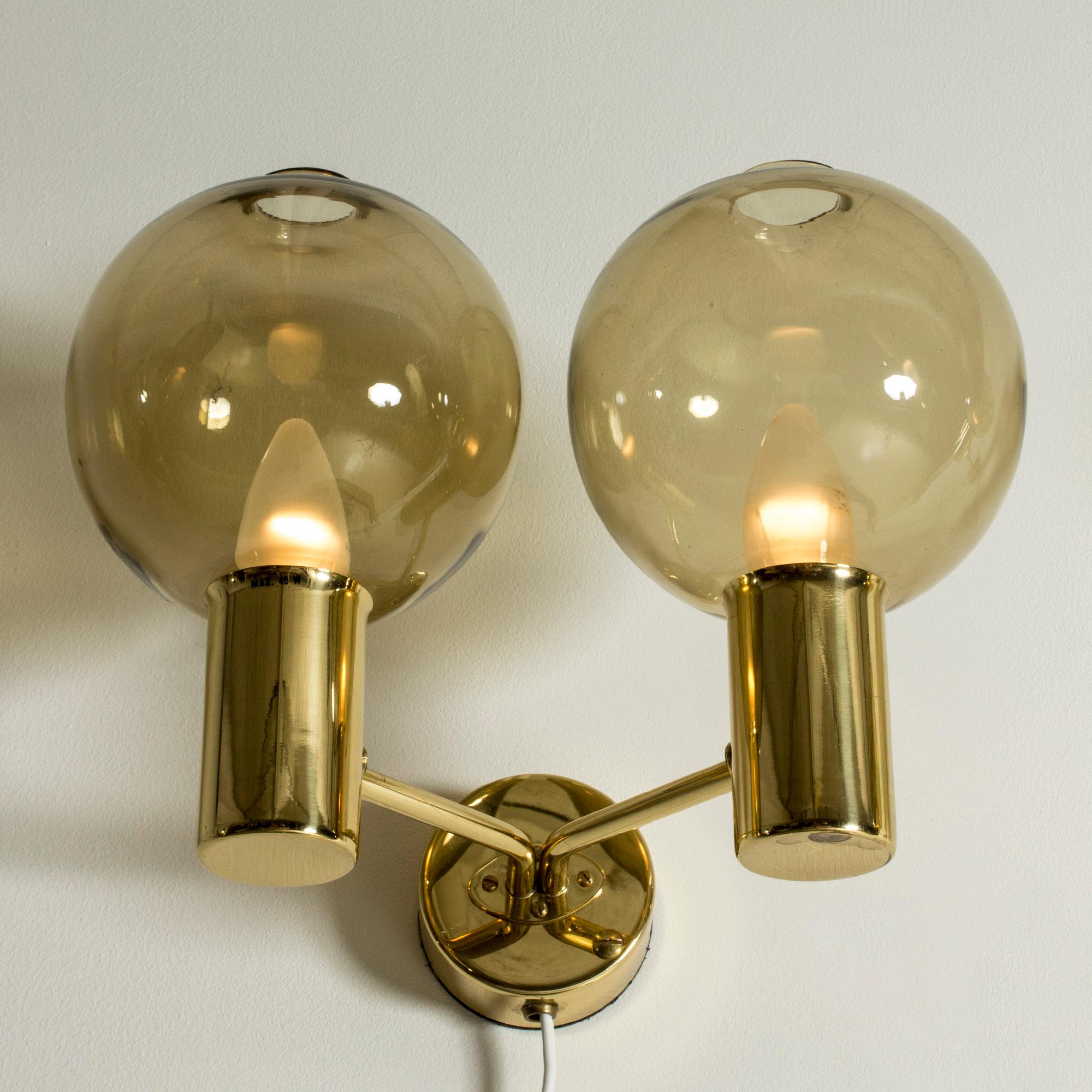 Pair of Wall Lights by Hans-Agne Jakobsson, Sweden, 1960s In Good Condition For Sale In Stockholm, SE