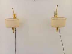 Pair of wall lights by R. Lunel Circa 1950