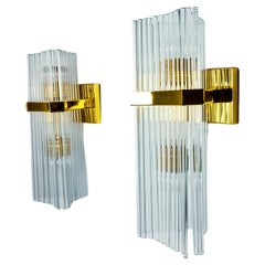 Coppia di lampade da parete di Sciolari per Lightolier, Italia, 1970