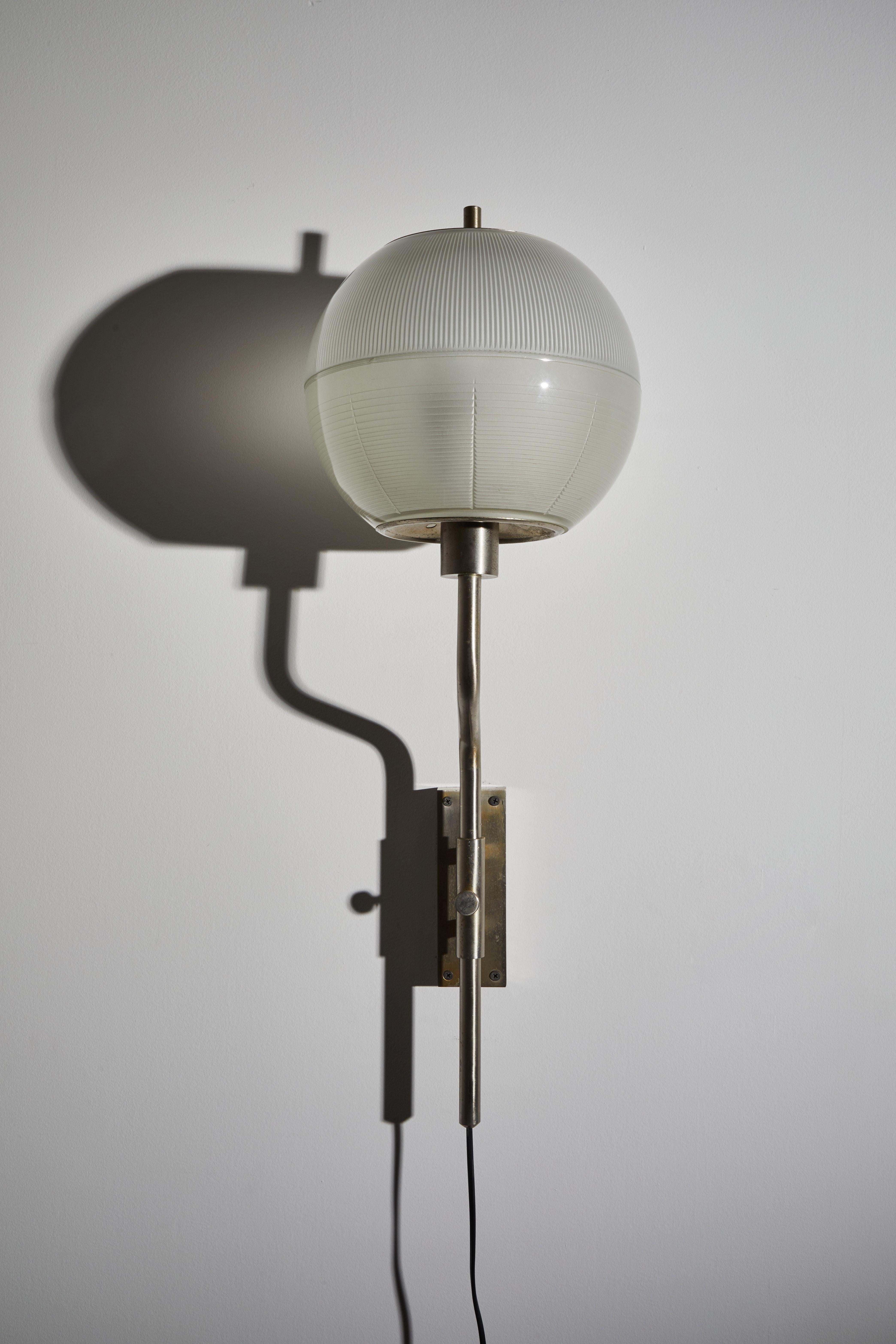 Mid-20th Century Pair of Wall Lights by Stilnovo