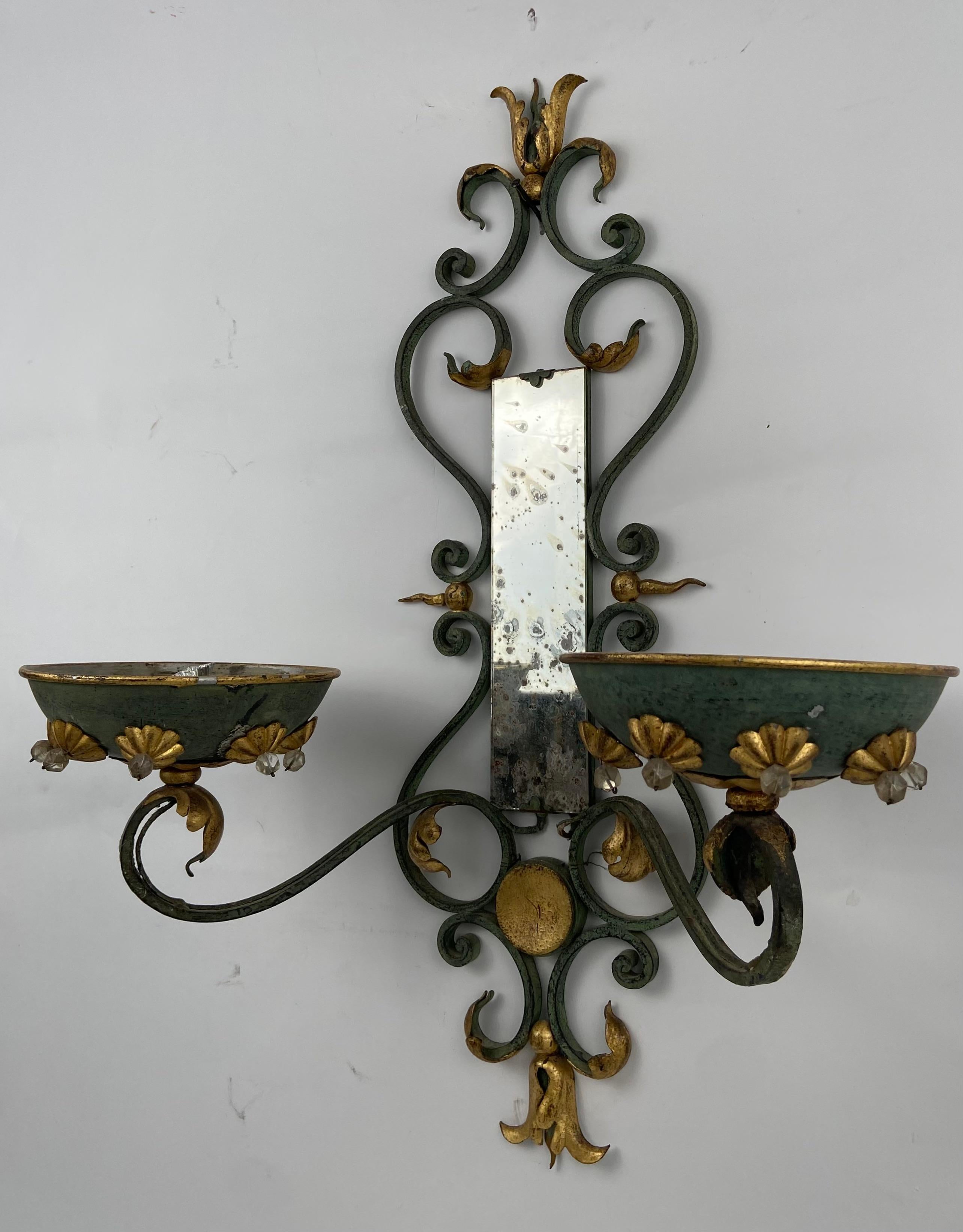 Art Deco Pair of wall lights For Sale