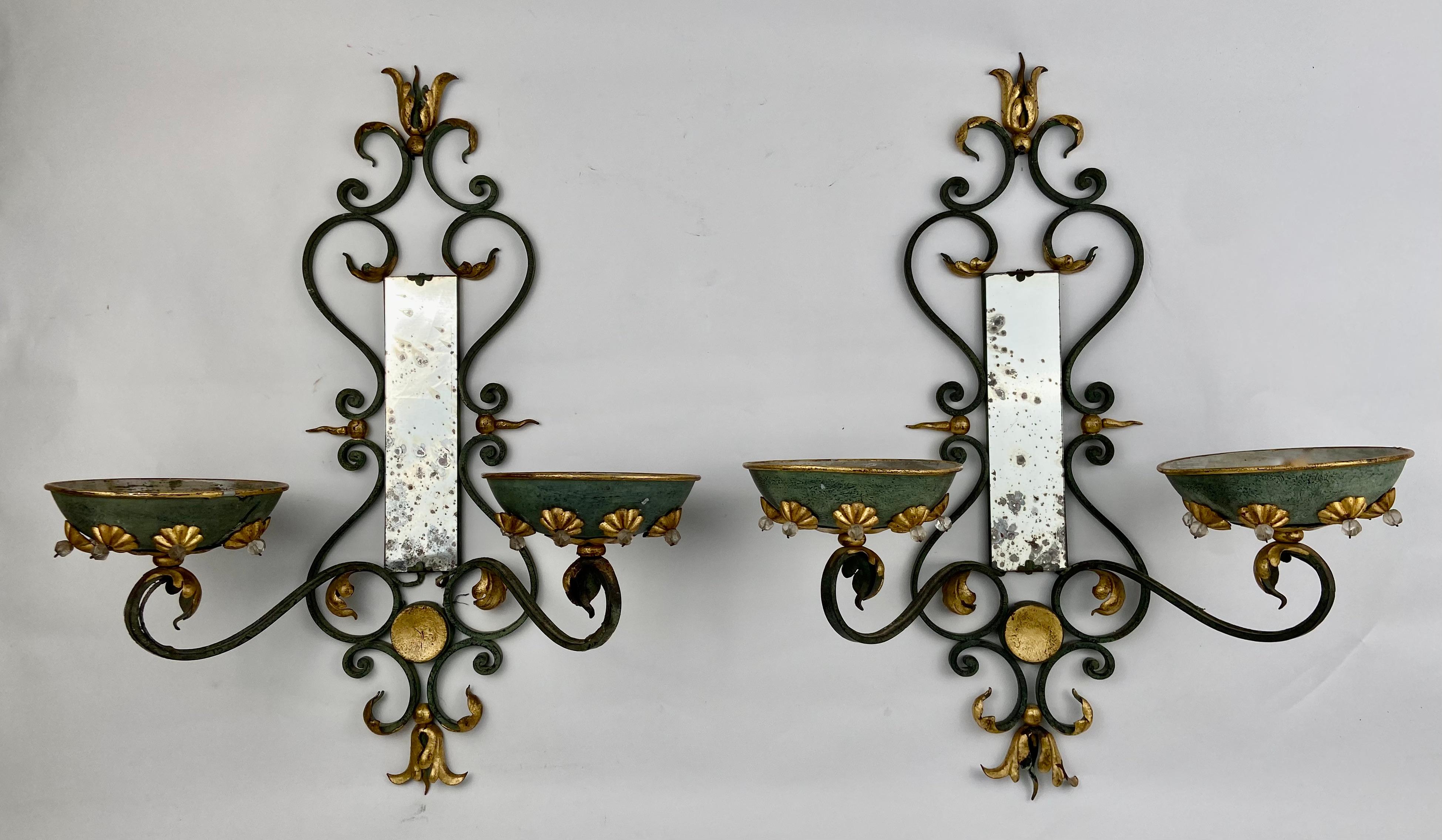 Pair of wall lights In Good Condition For Sale In 'S-HERTOGENBOSCH, NL