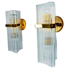 Coppia di lampade da parete della casa di Sciolari per Lightolier, Italia 1970
