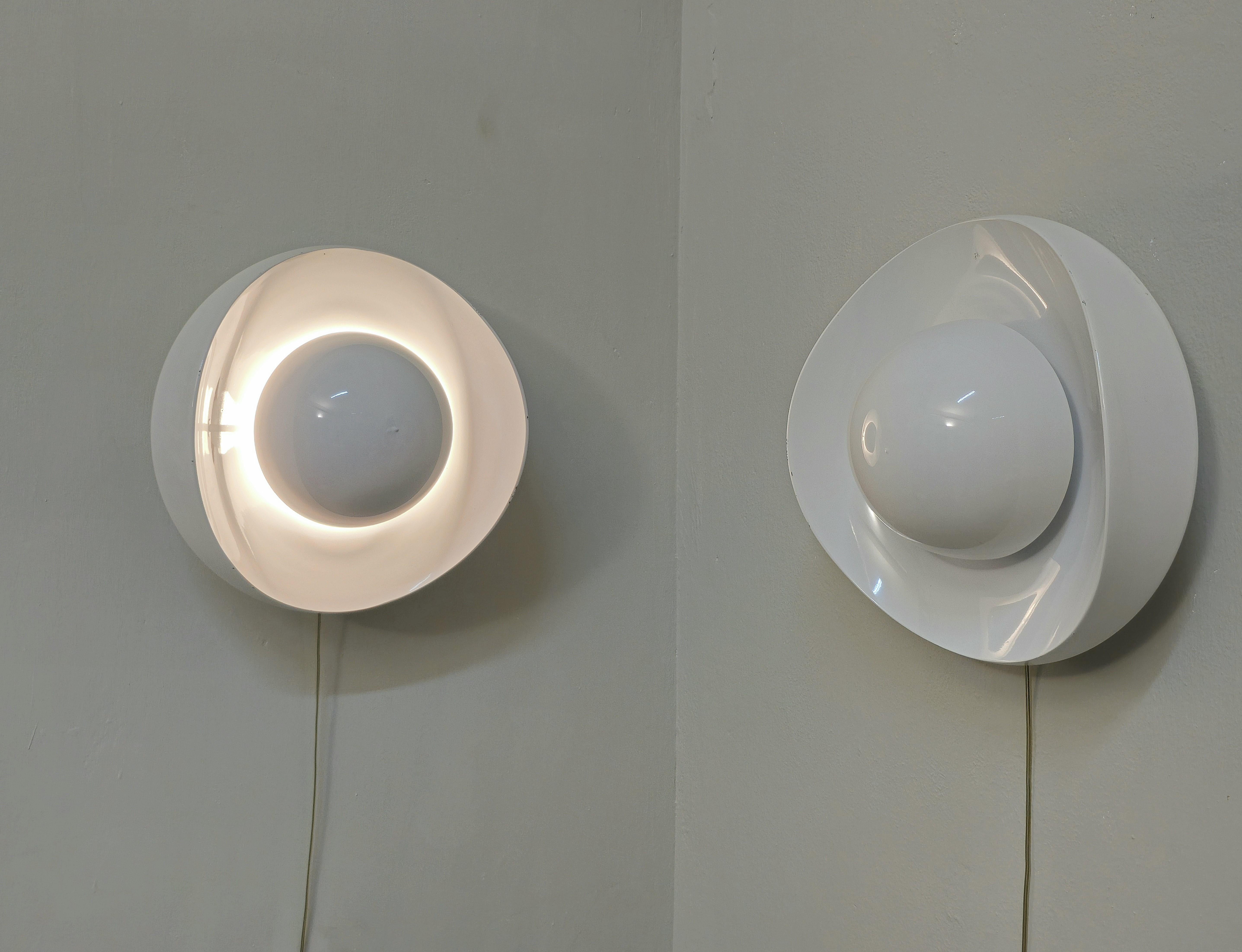 Paire de  Lights murales Gino Sarfatti Arteluce Midcentury Design  Italie années 1960 en vente 6