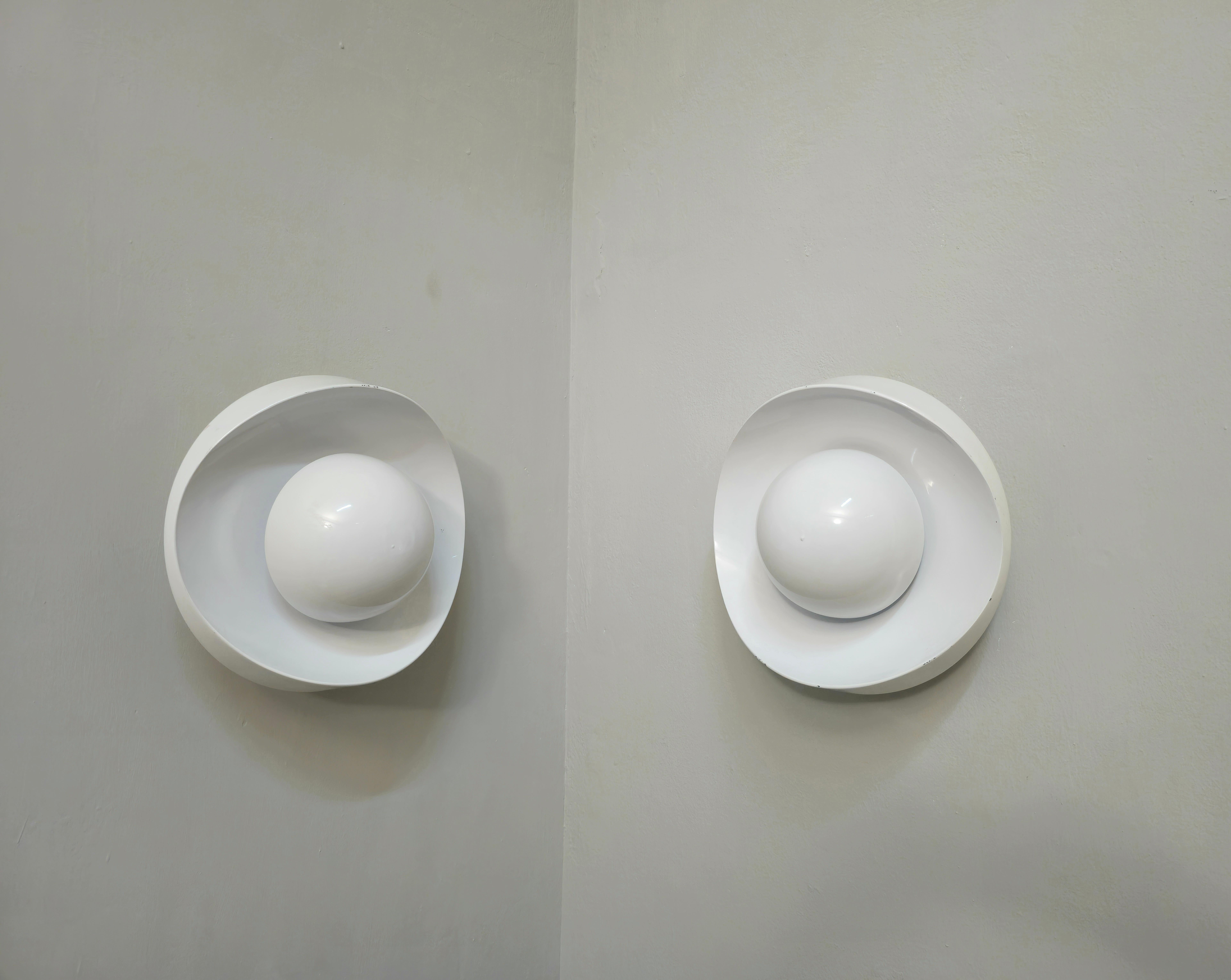 Paire de  Lights murales Gino Sarfatti Arteluce Midcentury Design  Italie années 1960 en vente 12