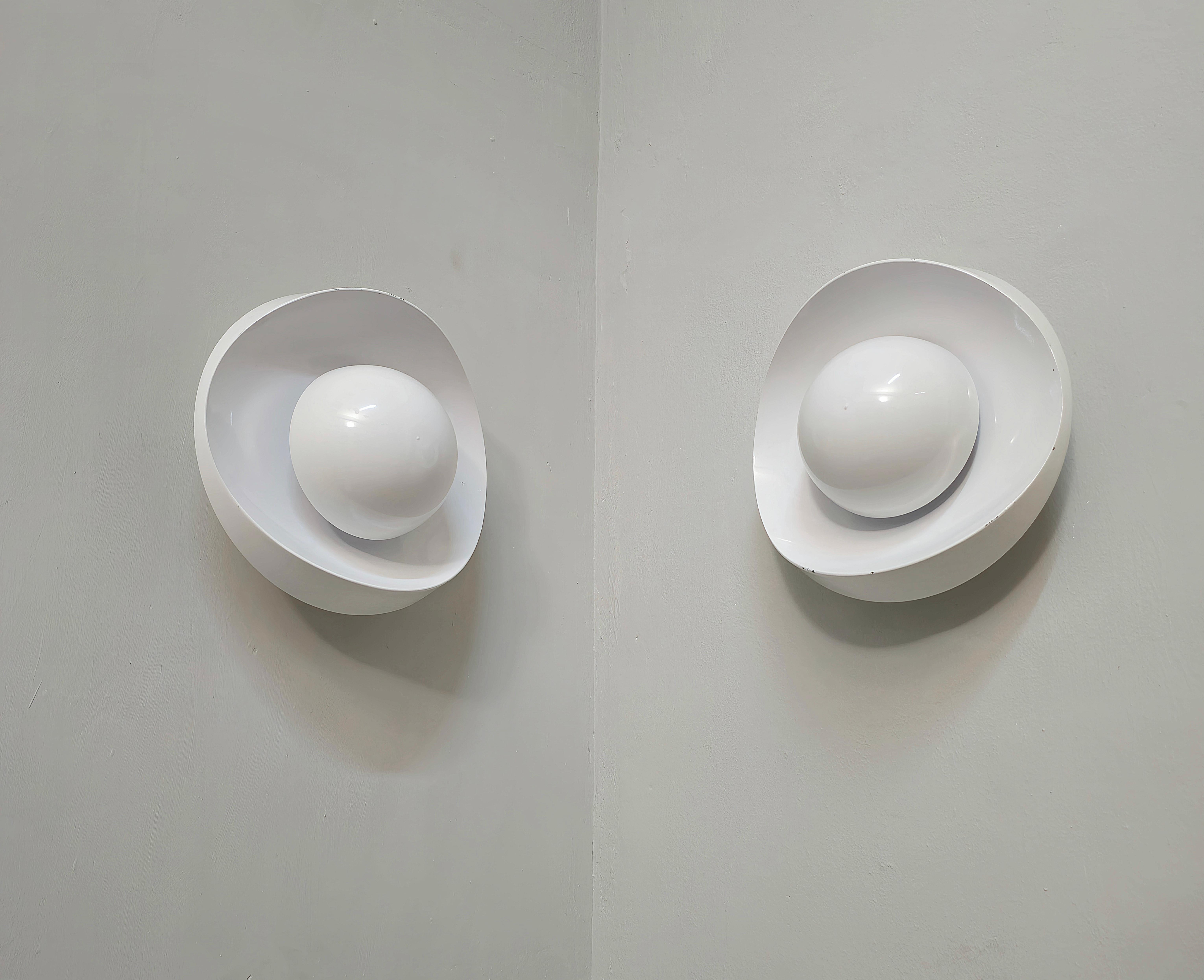 Paire de  Lights murales Gino Sarfatti Arteluce Midcentury Design  Italie années 1960 en vente 13