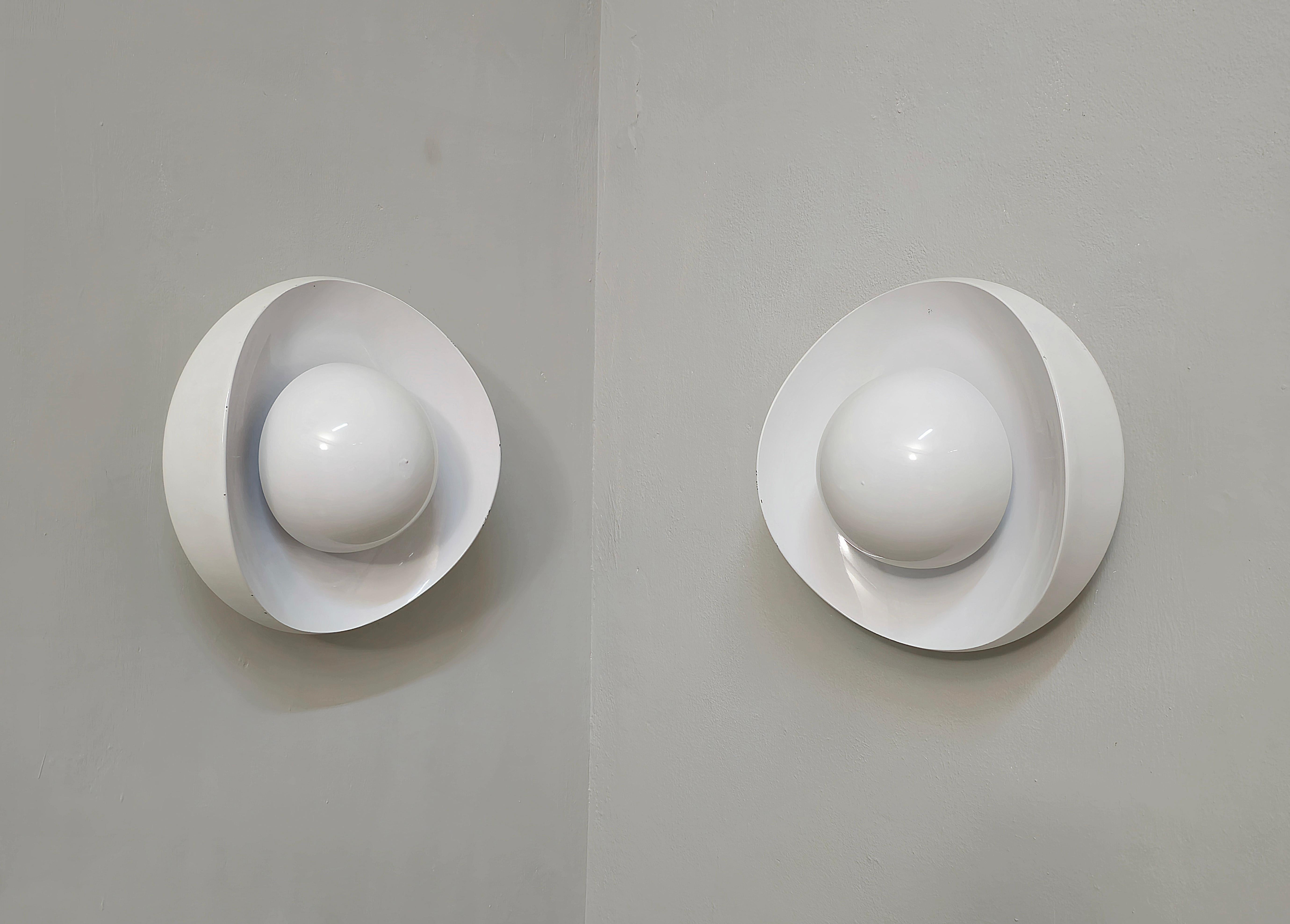 Paire de  Lights murales Gino Sarfatti Arteluce Midcentury Design  Italie années 1960 en vente 2