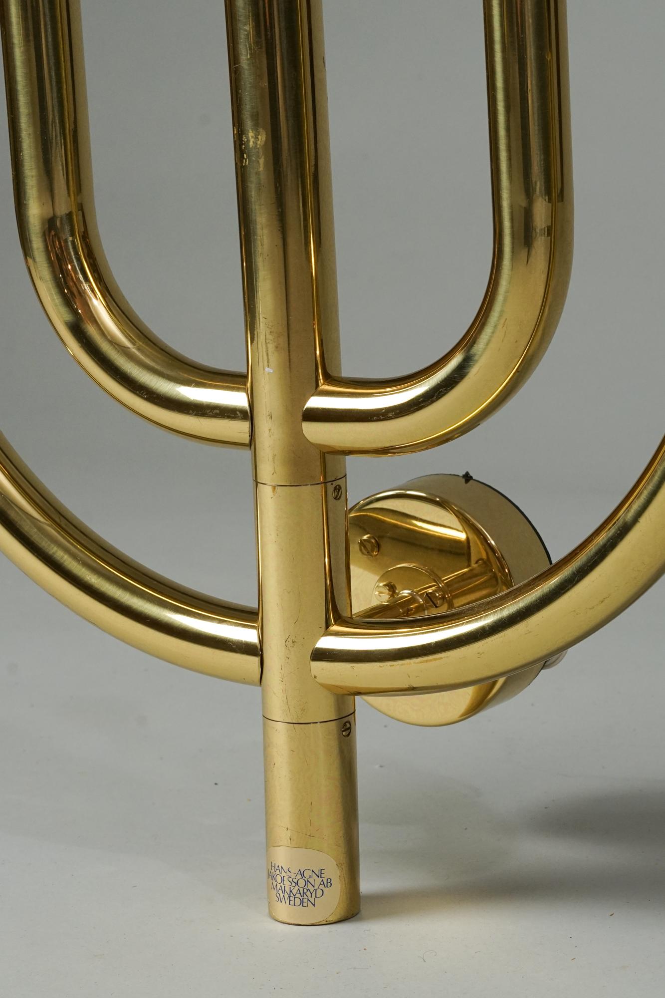 Svedese Coppia di lampade da parete, Hans-Agne Jakobsson, AB Markaryd, 1960 in vendita