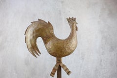 1950’s brass Cockerel wall lights "au coq" - Atelier Cerenne - Vallauris, France