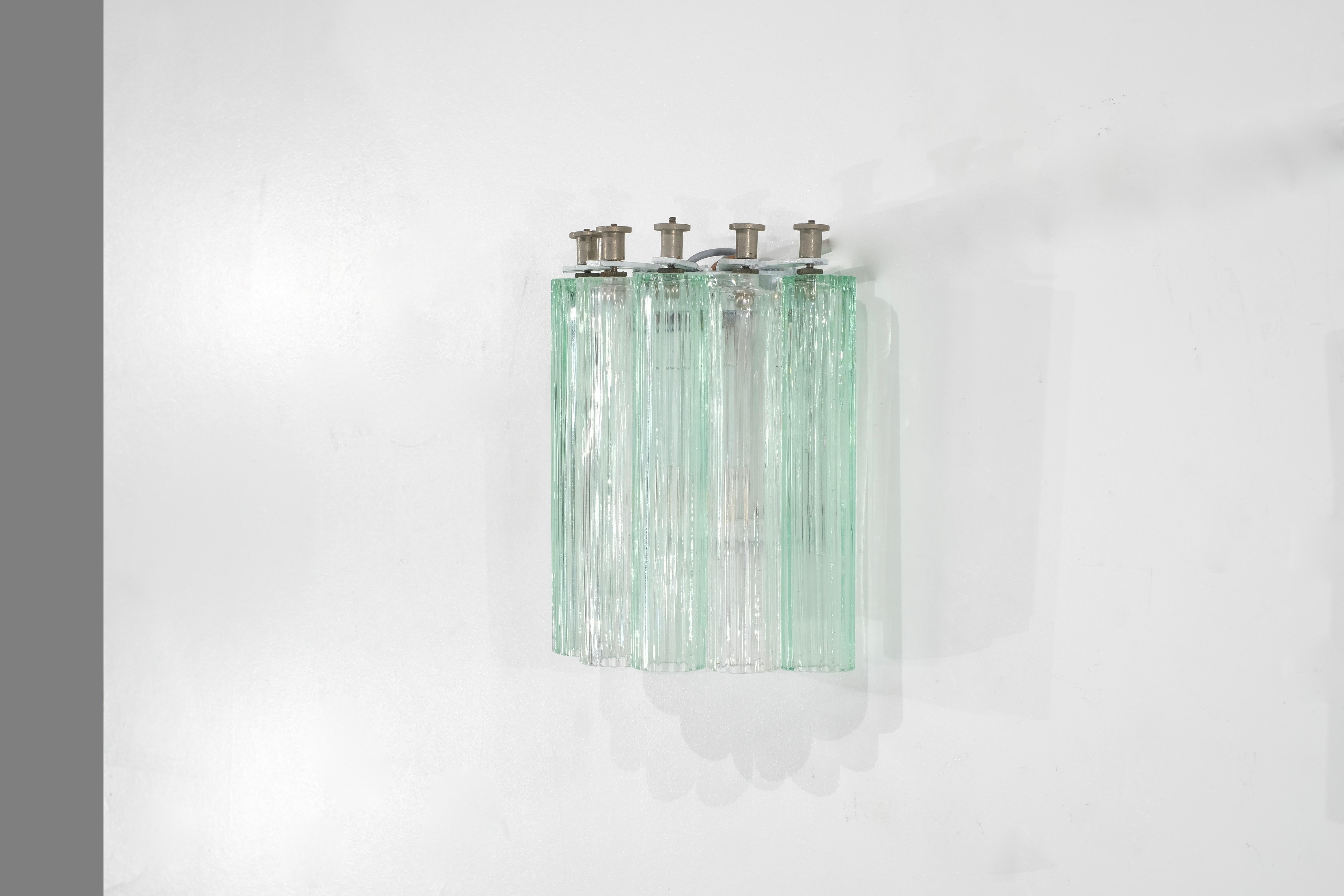 Paire d'appliques en verre de Murano, Italie, années 1960. en vente 2