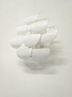 Pair of Wall Lights  Lamps Carlo Nason  Mazzega Glass Midcentury  Italy 1970