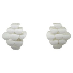Paar Wall Lights  Lampen Carlo Nason  Mazzega Glas Mitte des Jahrhunderts  Italien 1970