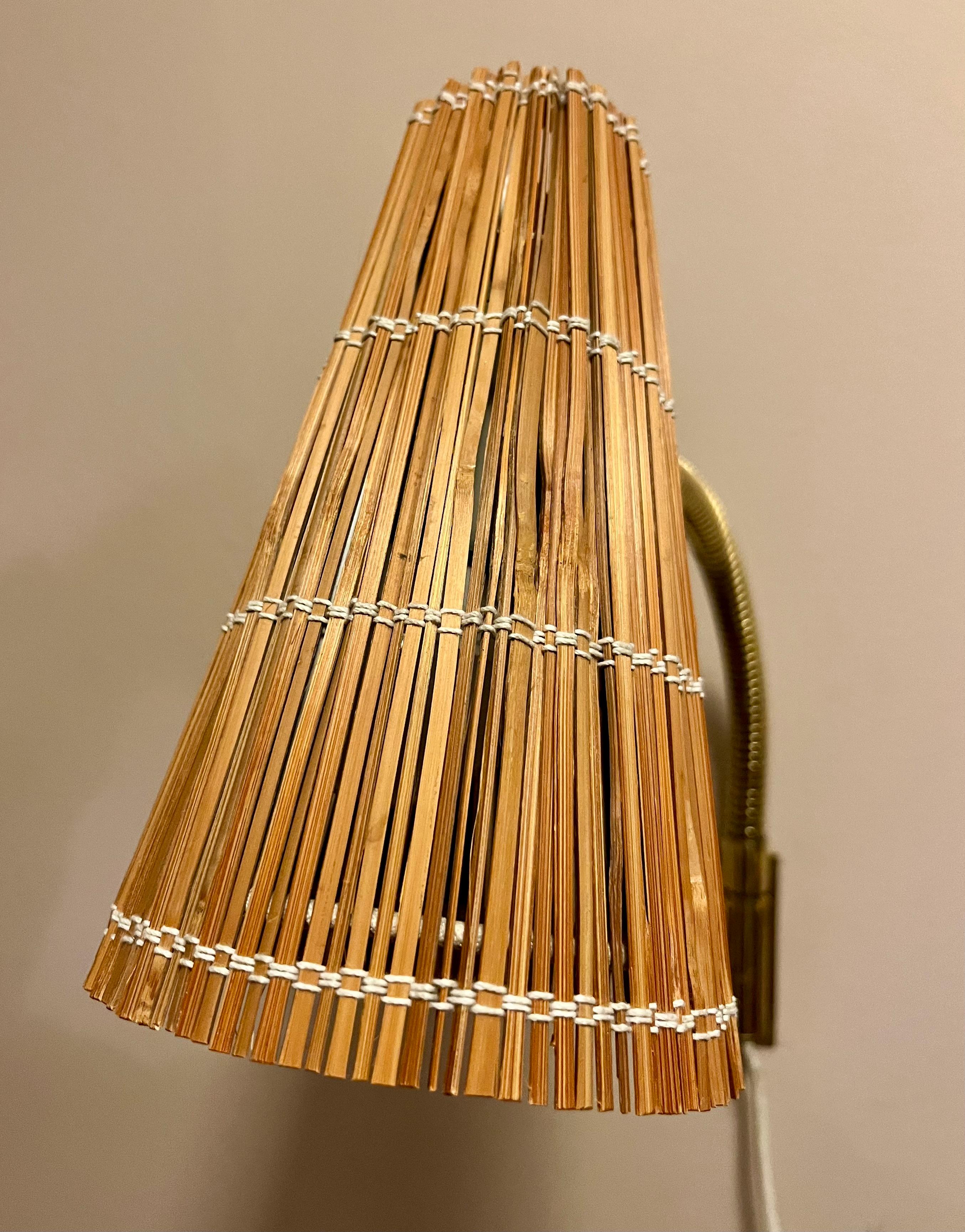 Metalwork Pair Of Wall Lights Model 50-056, Lisa Johansson-Pape, ORNO, 1960s For Sale