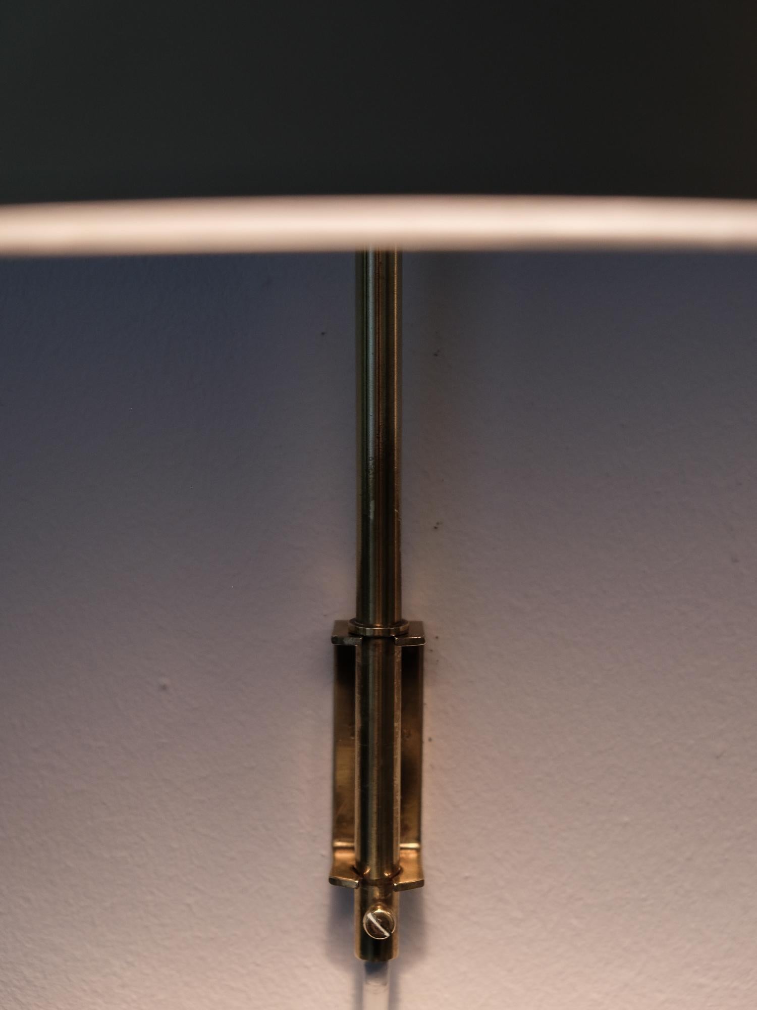 Brass Pair of Wall Lights Model '71030' by Paavo Tynell for Idman, 1950s