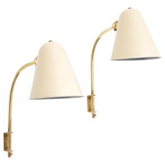 Pair of Wall Lights Model '71030' by Paavo Tynell for Idman, 1950s