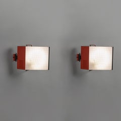 Pair of Wall Lights, Model Cabriolet by Stilnovo, circa 1980