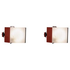 Pair of Wall Lights, Model Cabriolet by Stilnovo, circa 1980
