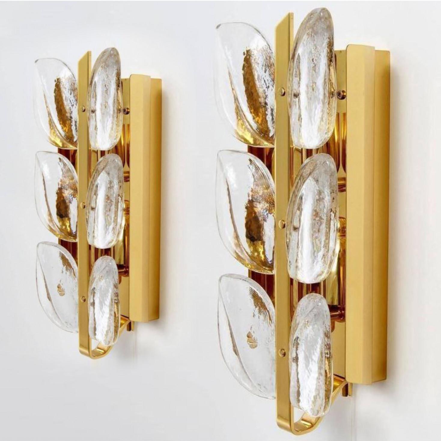 Hand-Crafted Pair Of Wall Lights Model 