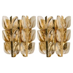 Pair of Wall Lights Model "Florida" by J.T. Kalmar, Vienna Austria