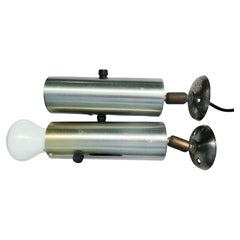 Pair of wall lights produced by La Palma. Stilnovo Arteluce style