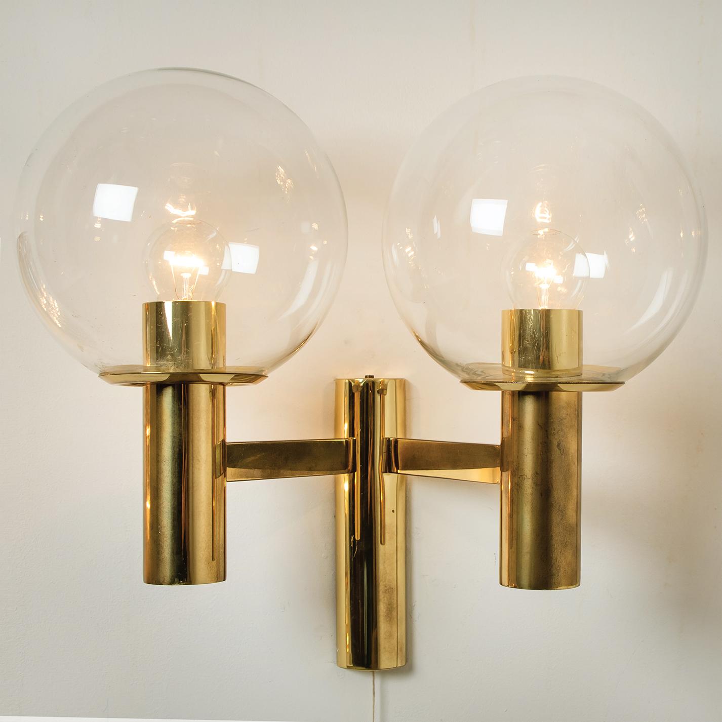 Danish Pair of Wall Lights the Style of Hans-Agne Jacobsson, Schweden, 1960