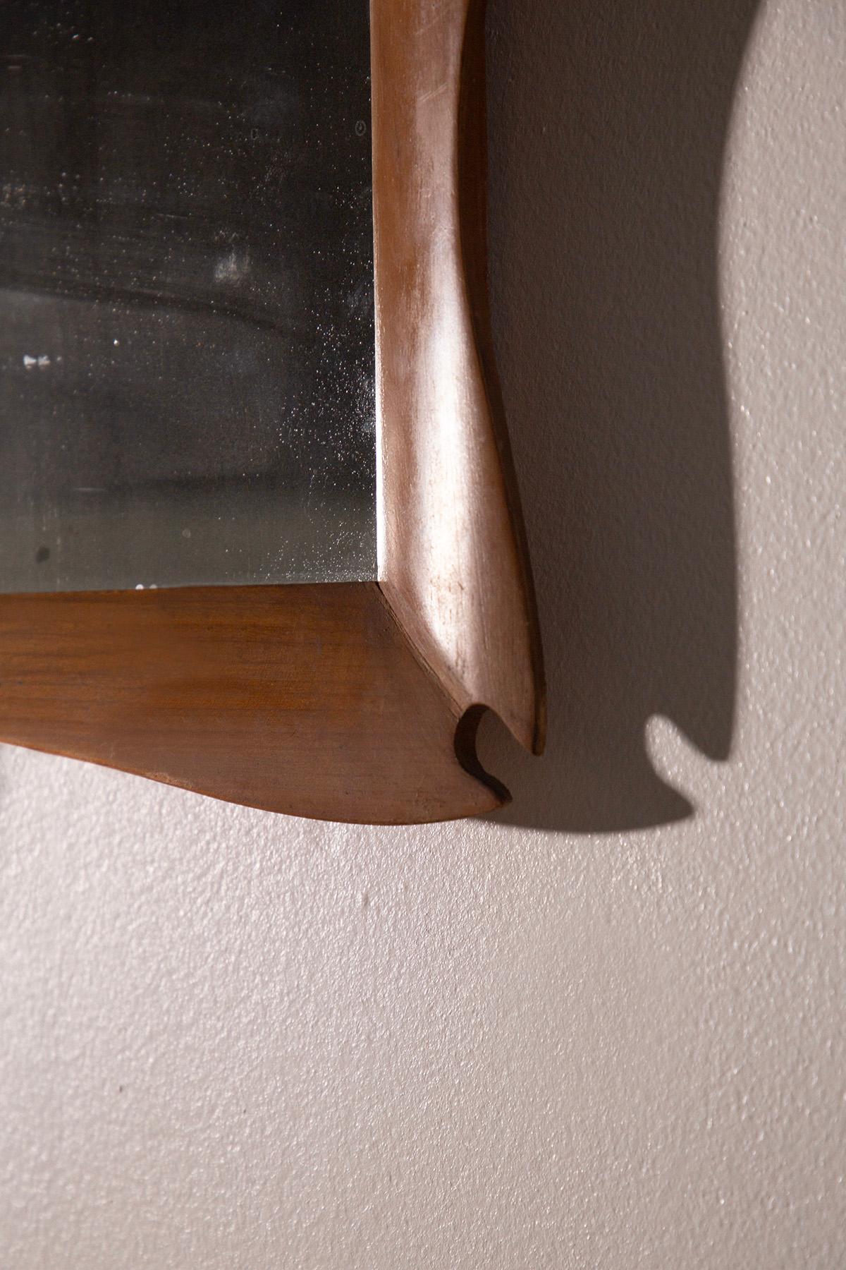 Mid-Century moderno Pair of wall mirrors Attr. to Paolo Buffa in vendita