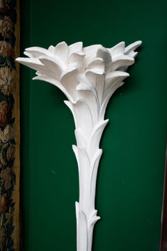 Paar Wandhalterungen aus Gips  Stehlampen, Fackeln, von Syrie Maugham