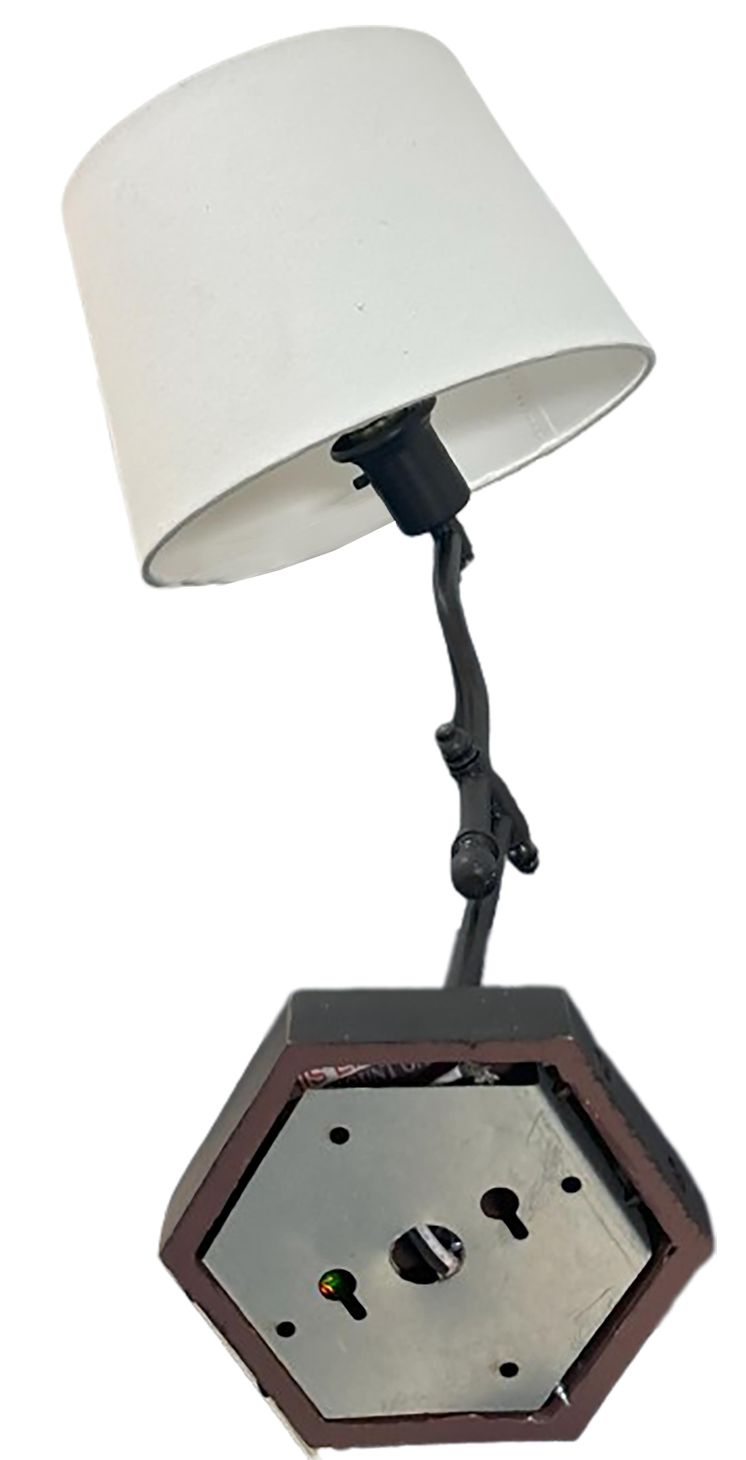 American Pair of Wall Mounted Bedside Lamps For Sale