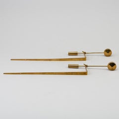 Pair of Wall Mounted Candle Holders by Pierre Forssell