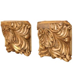 Pair of Wall Mounted Italian Consoles