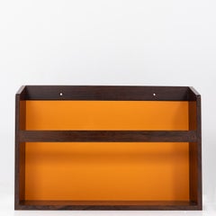 Pair of wall-mounted magazine racks attr. Steffen Syrach Larsen