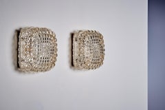 Coppia di lampade da parete o da soffitto Modello A 670 di Helena Tynell per Limburg Glashütte