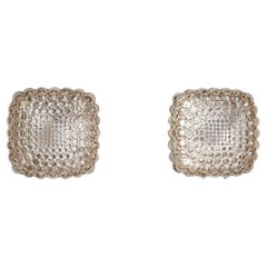 Pair of Wall or Ceiling Lamp Model A 670 by Helena Tynell for Limburg Glashütte