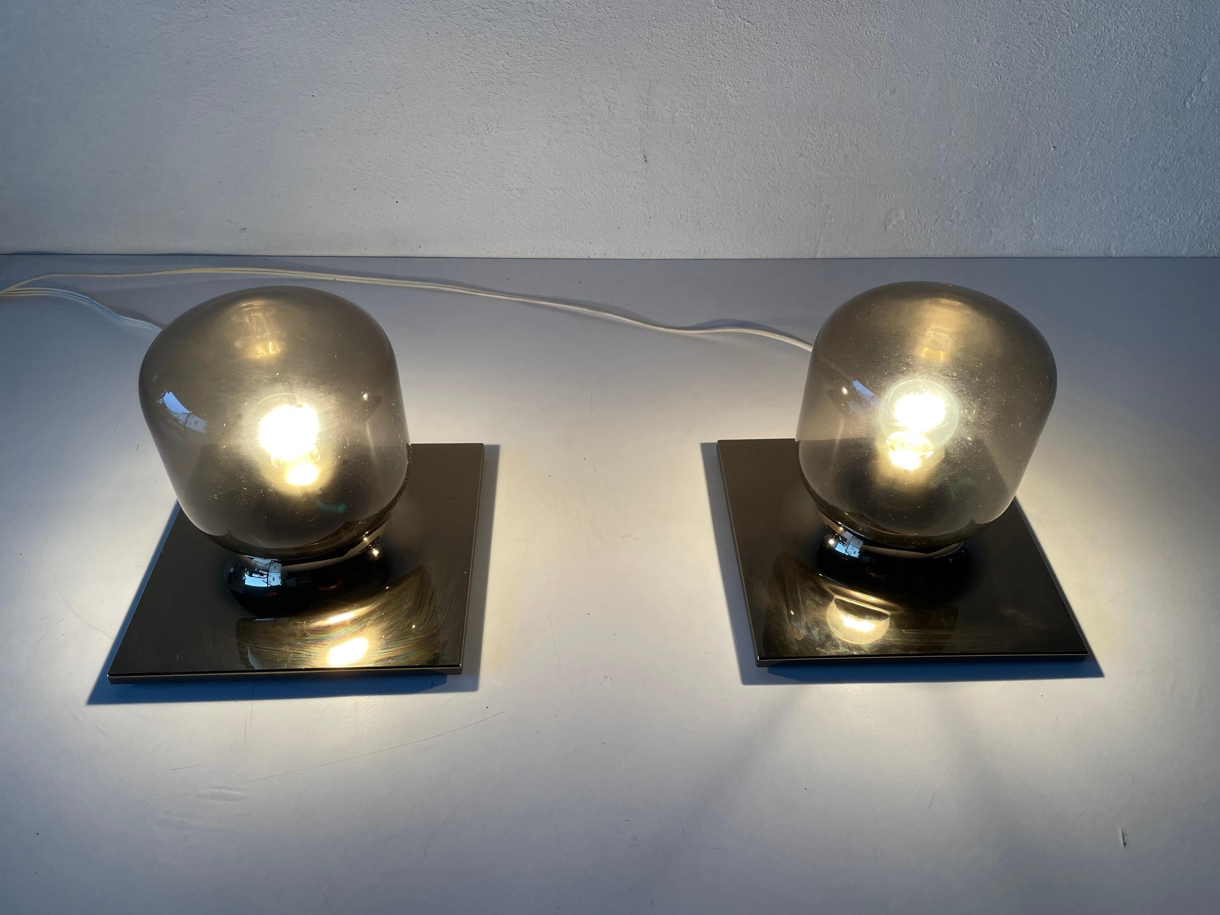 Pair of Wall or Ceiling Lamps by Motoko Ishii for Staff, 1960s, Germany 6