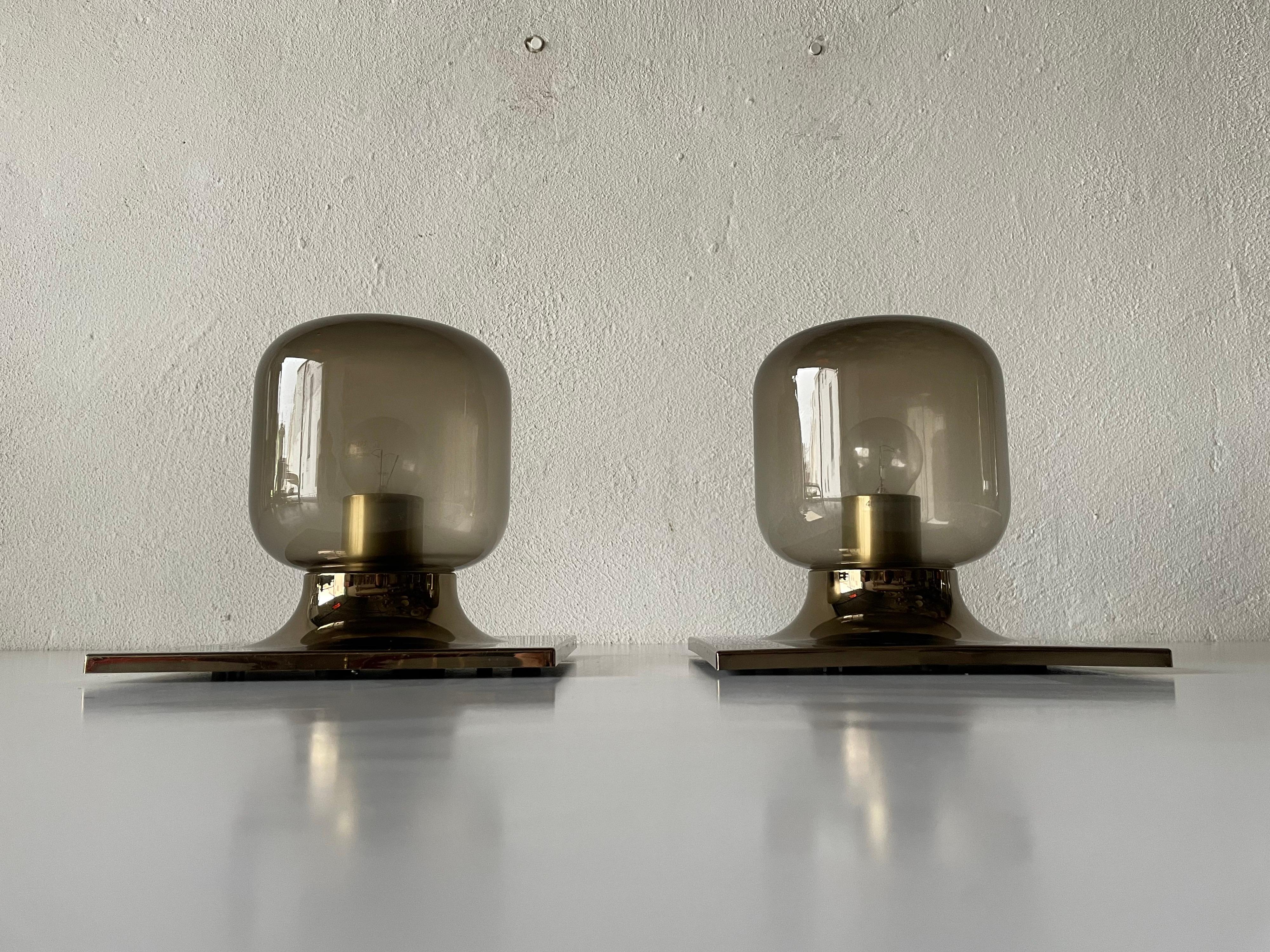 Mid-Century Modern Pair of Wall or Ceiling Lamps by Motoko Ishii for Staff, 1960s, Germany