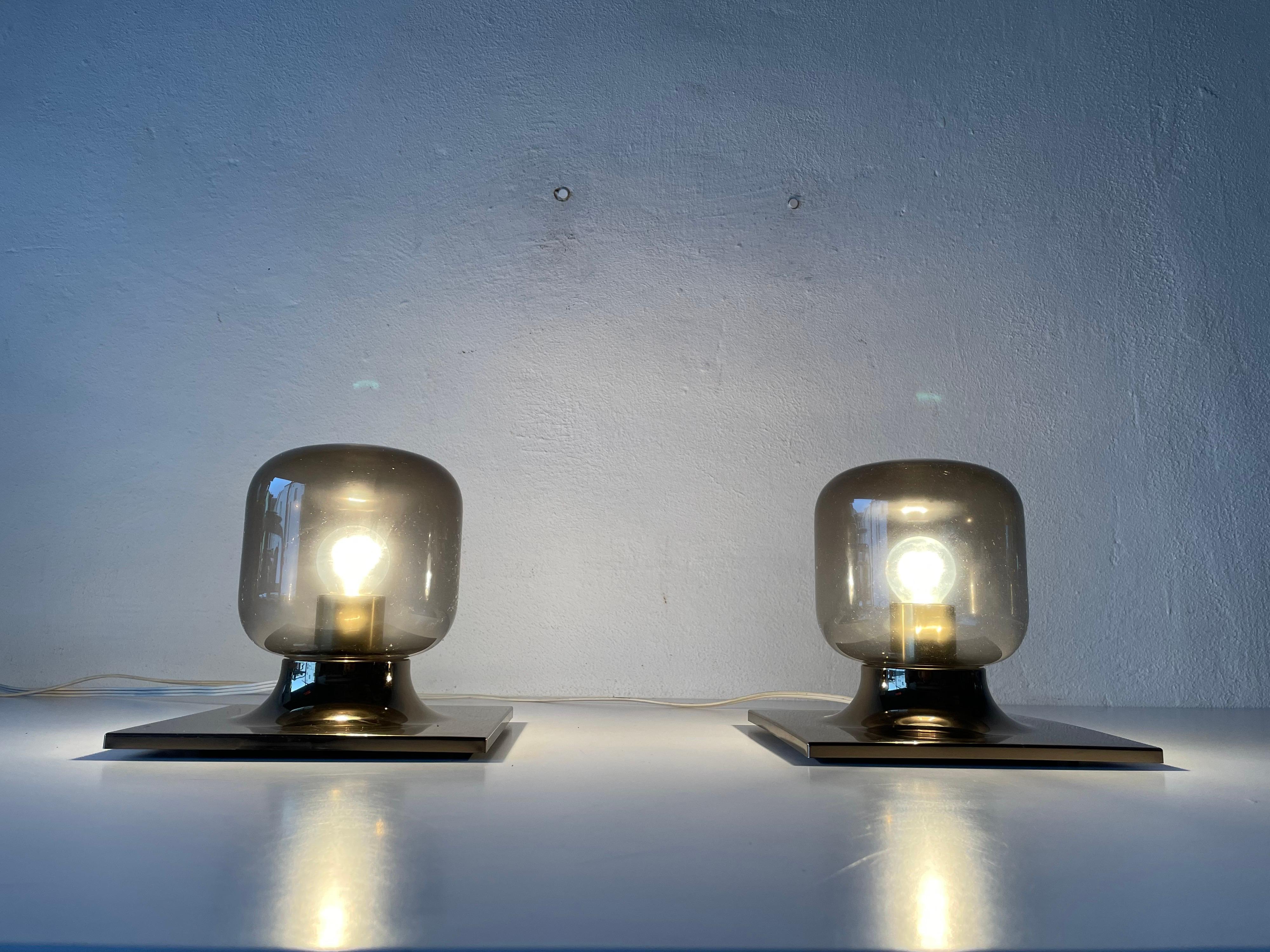 Pair of Wall or Ceiling Lamps by Motoko Ishii for Staff, 1960s, Germany 3