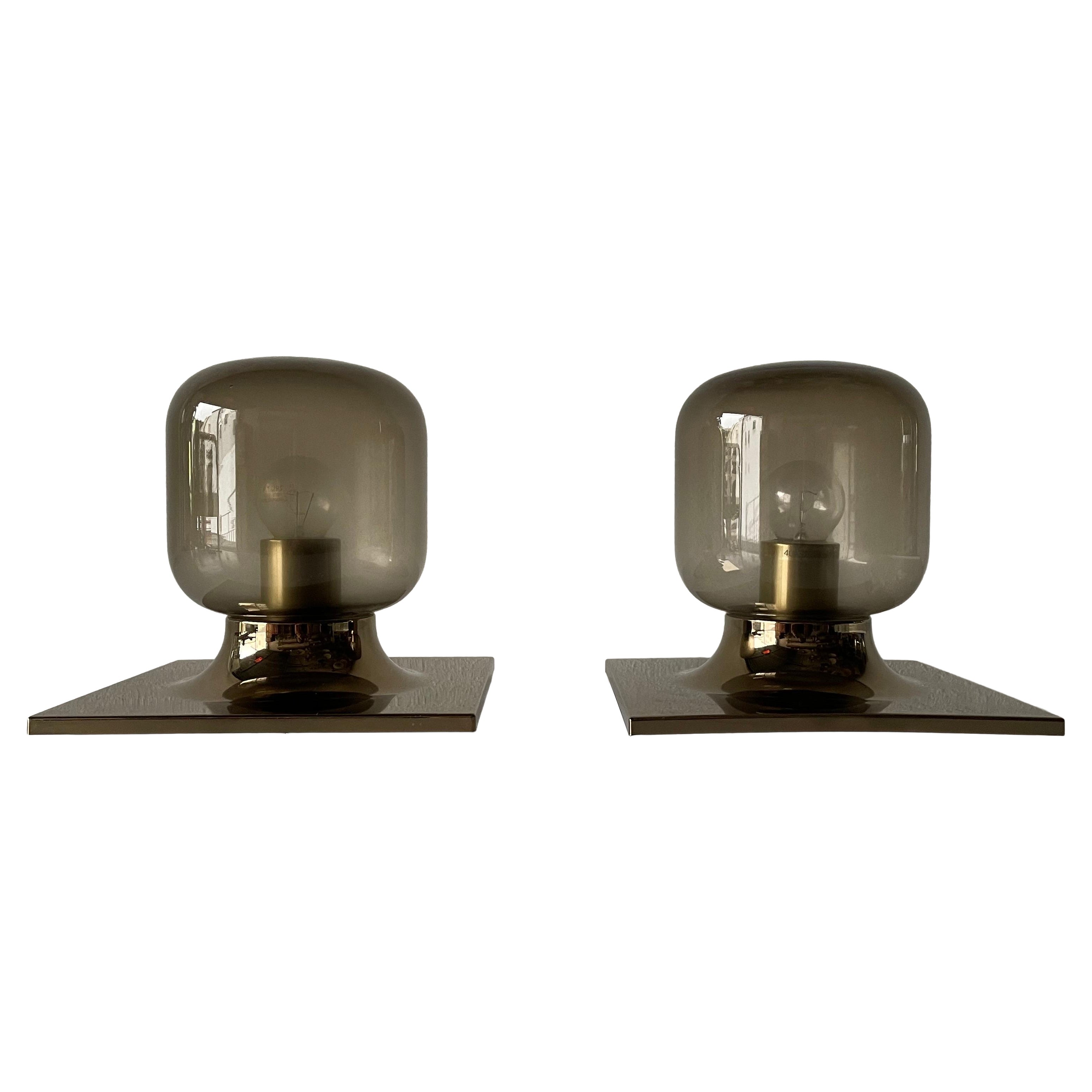 Pair of Wall or Ceiling Lamps by Motoko Ishii for Staff, 1960s, Germany For Sale