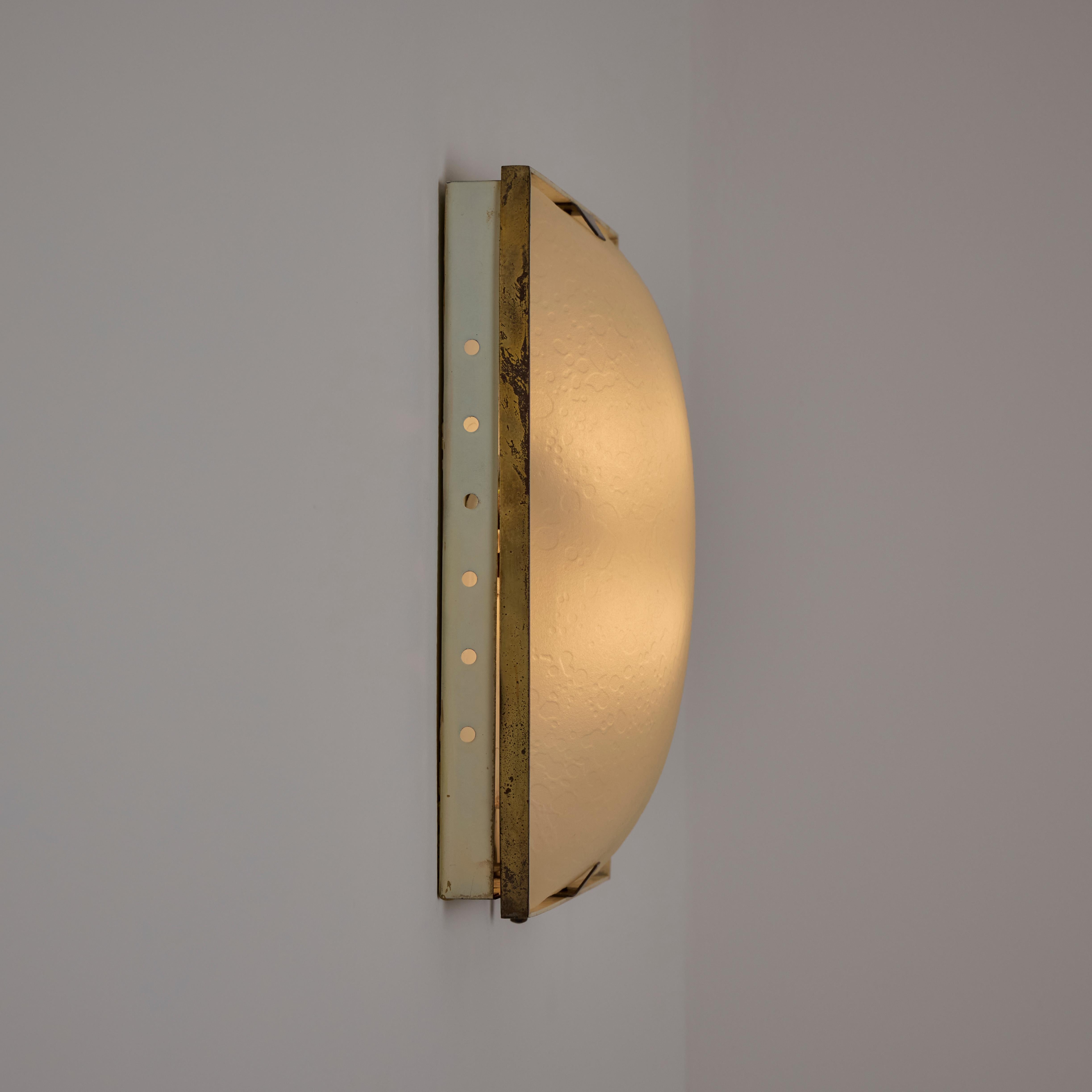 Patinated Wall or Ceiling Lights by Stilnovo For Sale