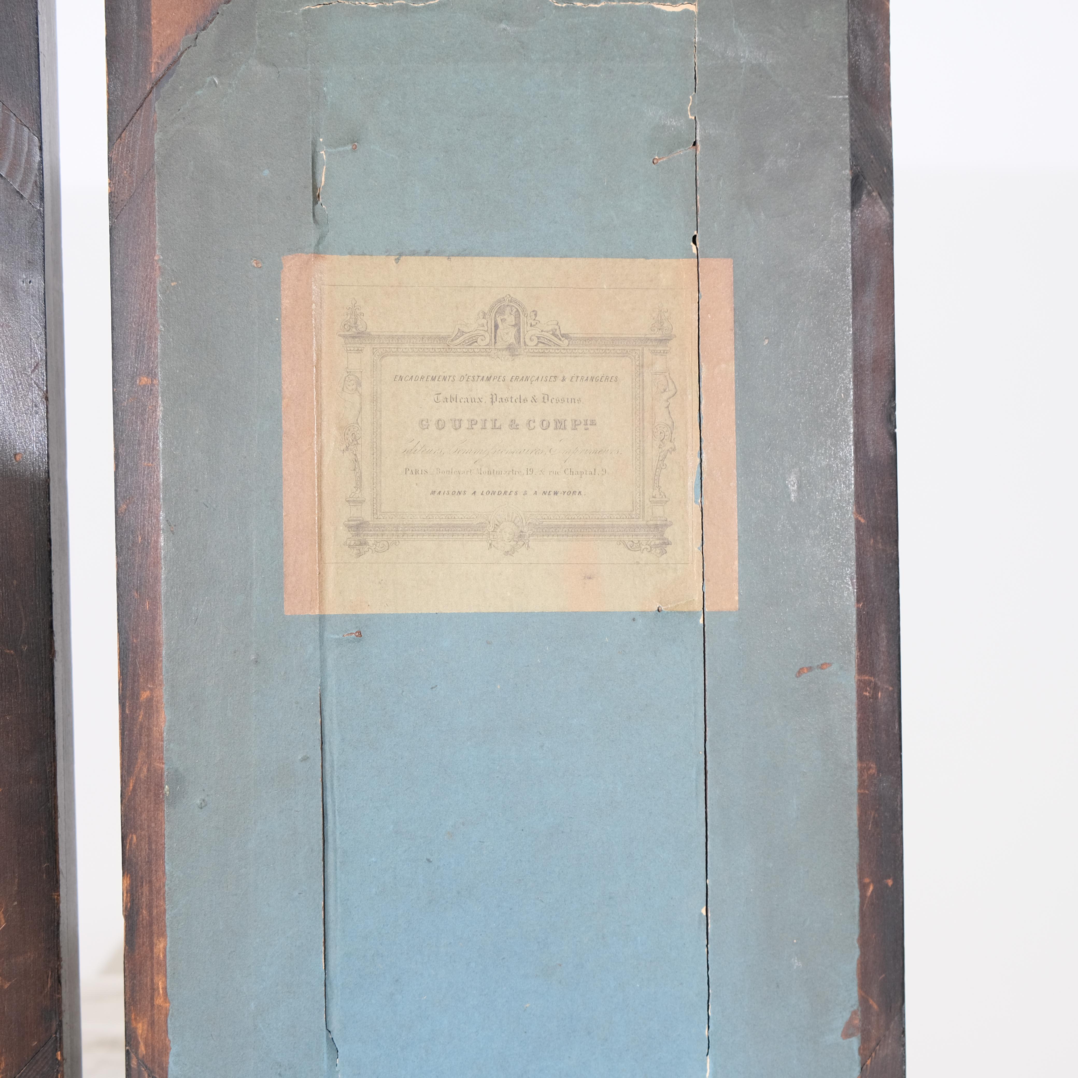 Bronzo Coppia di targhe da parete di F Barbedienne, Art Nouveau, fine XIX sec. in vendita