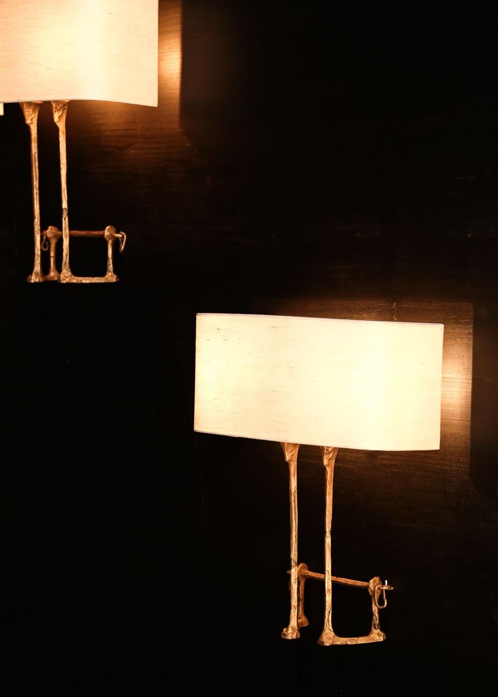 Pair of Wall Sconces by Felix Agostini, Model 