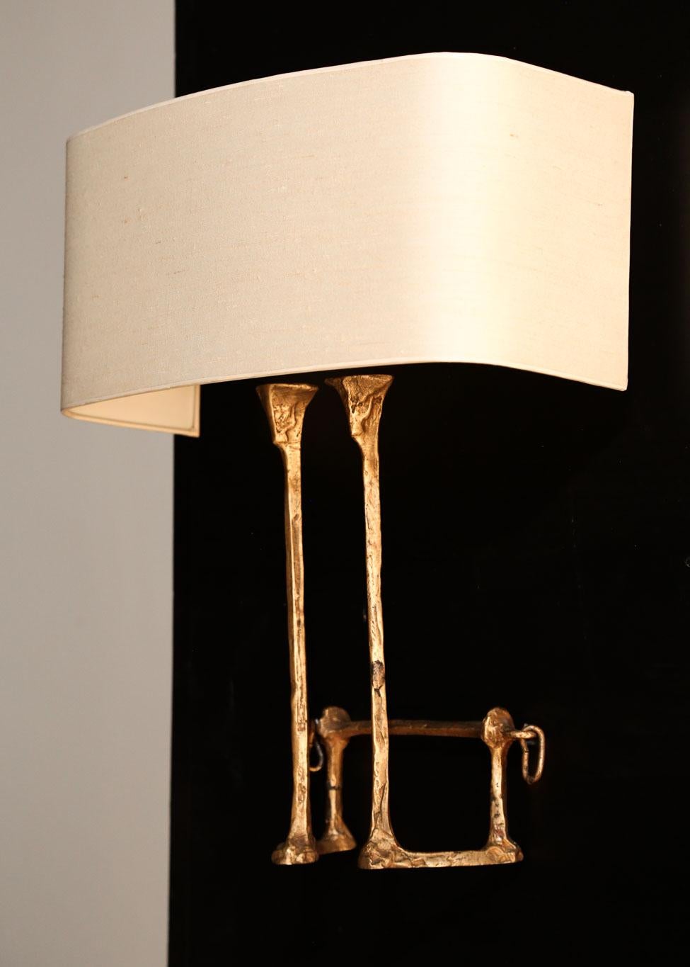 20th Century Pair of Wall Sconces by Felix Agostini, Model 