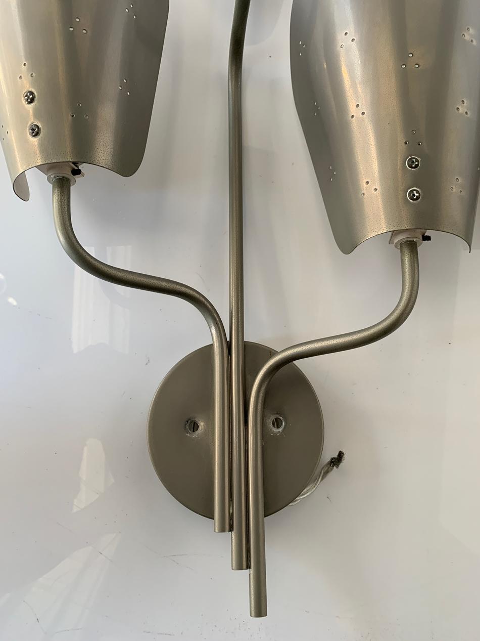 Pair of Wall Sconces by Paavo Tynell for Lightolier 4