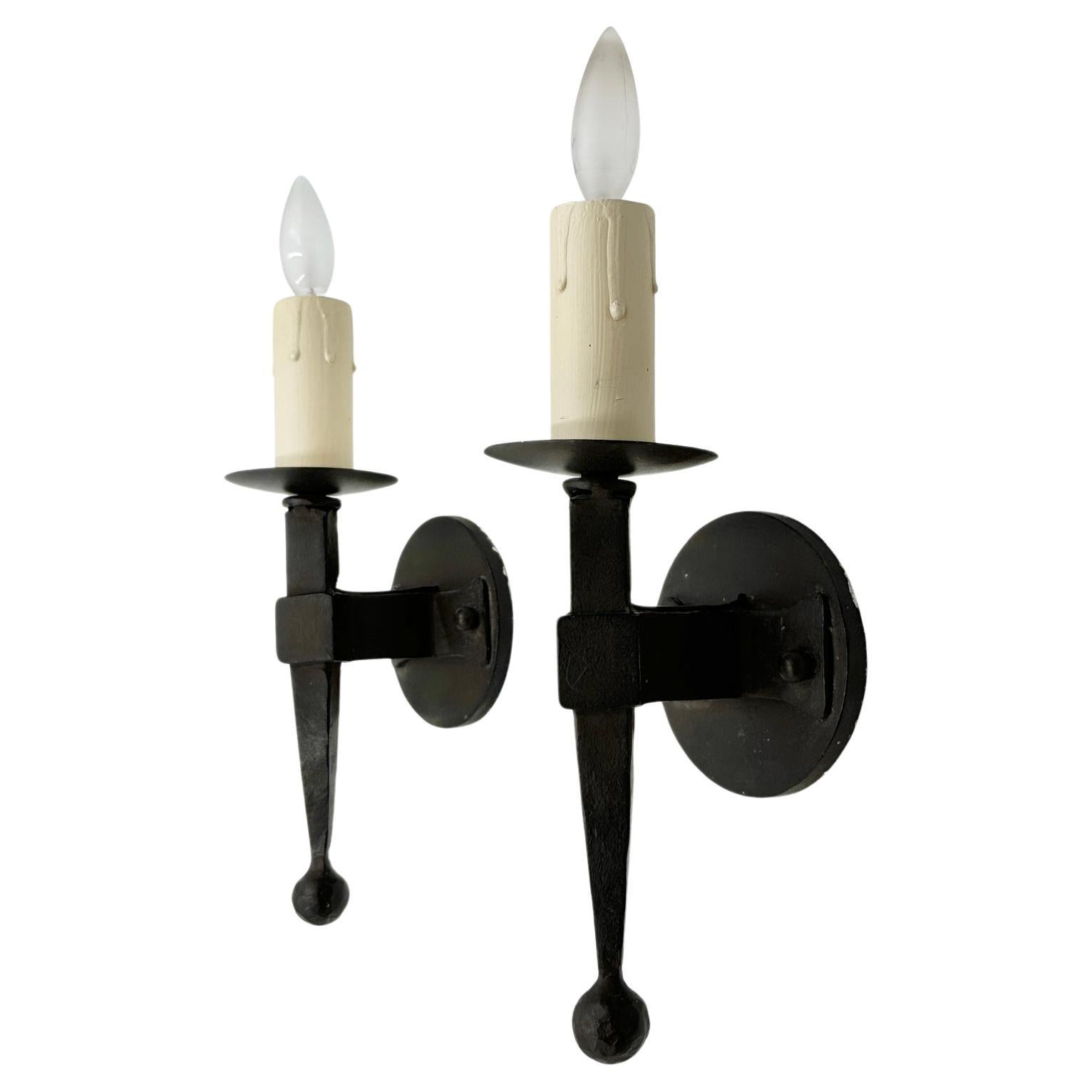 Pair of Wall Sconces by Paul Ferrante, USA 2009 For Sale